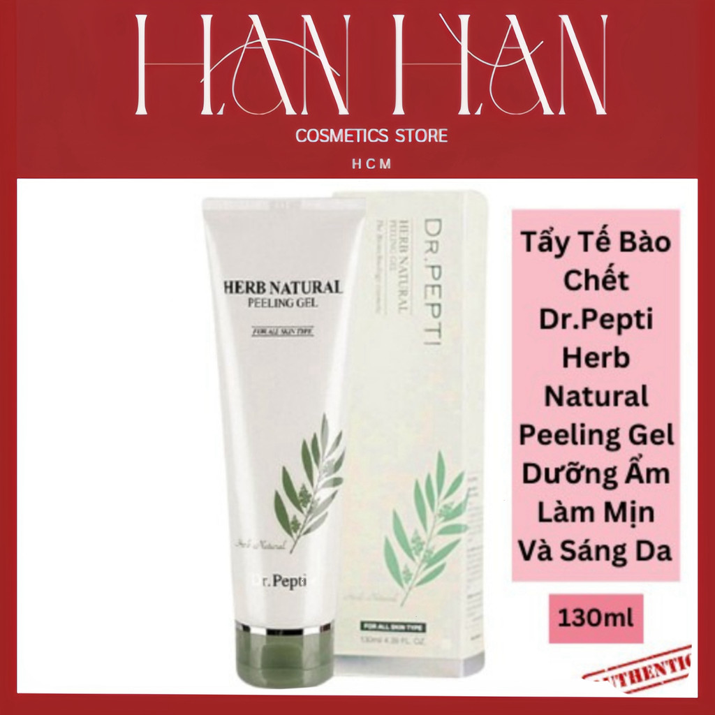 [Chính Hãng] Tẩy Tế Bào Chết Dr.Pepti Herb Natural Peeling Gel Tẩy Da Chết Mặt Drpepti 130g