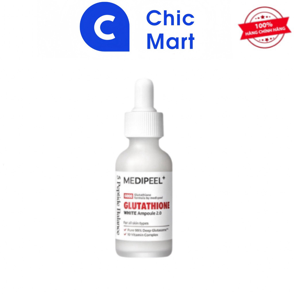 [Chính Hãng] Serum Trắng Da MediPeel - tinh chất Medipeel Glutathione White Ampoule Serum Dưỡng Sáng