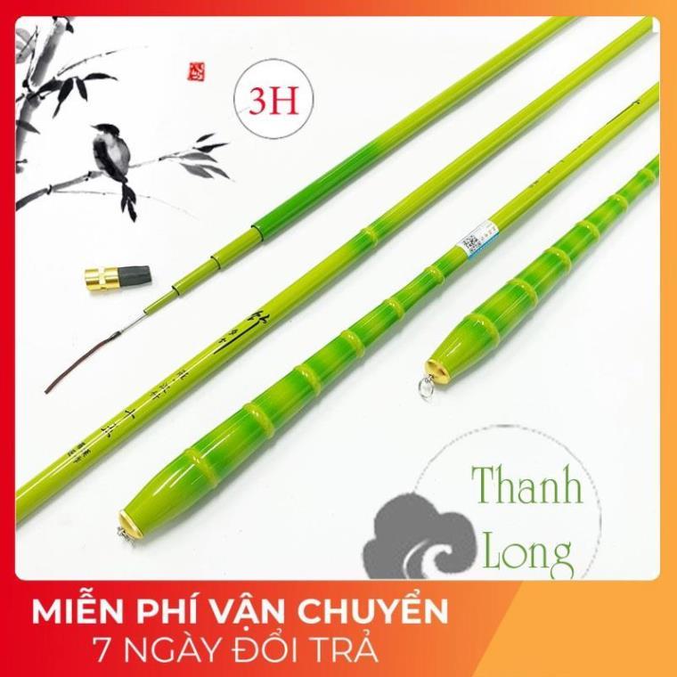 Cần câu tay Thanh long 3H câu đơn cá rô, diếc, chép nhiều độ dài 2m7-3m6-3m9-4m5-5m4-6m3 CĐ-6 docaum