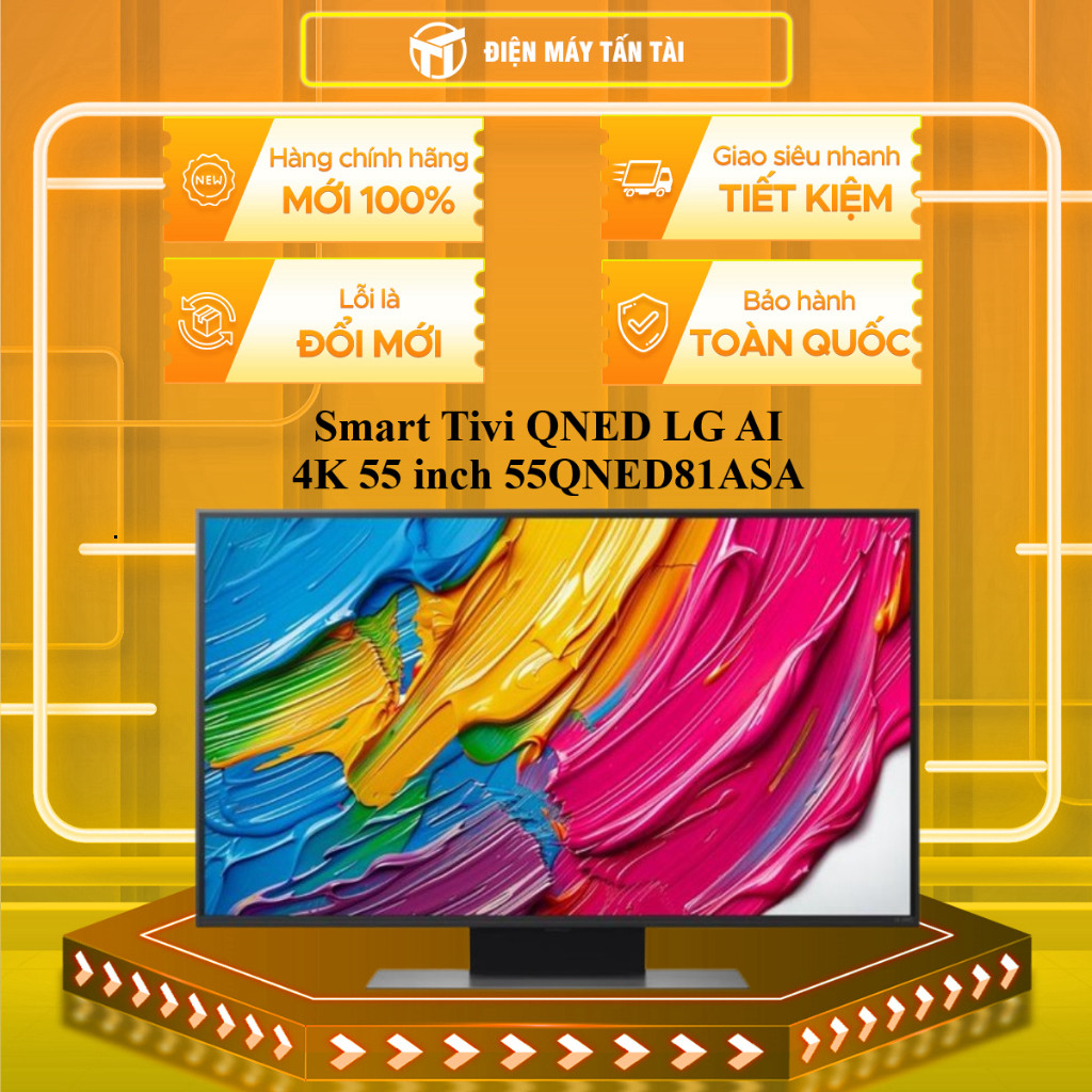 55QNED81ASA - Smart Tivi QNED LG AI 4K 55 inch 55QNED81ASA - MIỄN PHÍ GIAO LẮP HCM ]