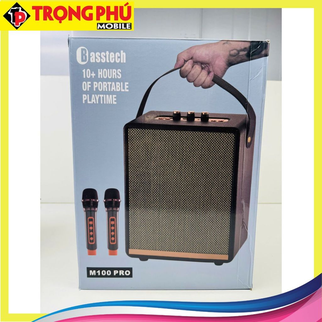 Loa Karaoke Bluetooth kèm 2 mic hát Ys M100 Pro Online