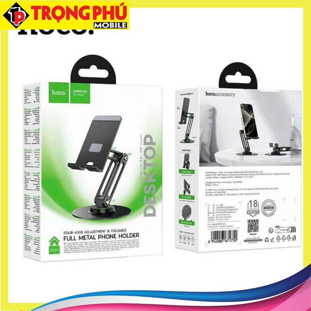 Kệ điện thoại Hoco HD15 Suntuoso desktop stand Online