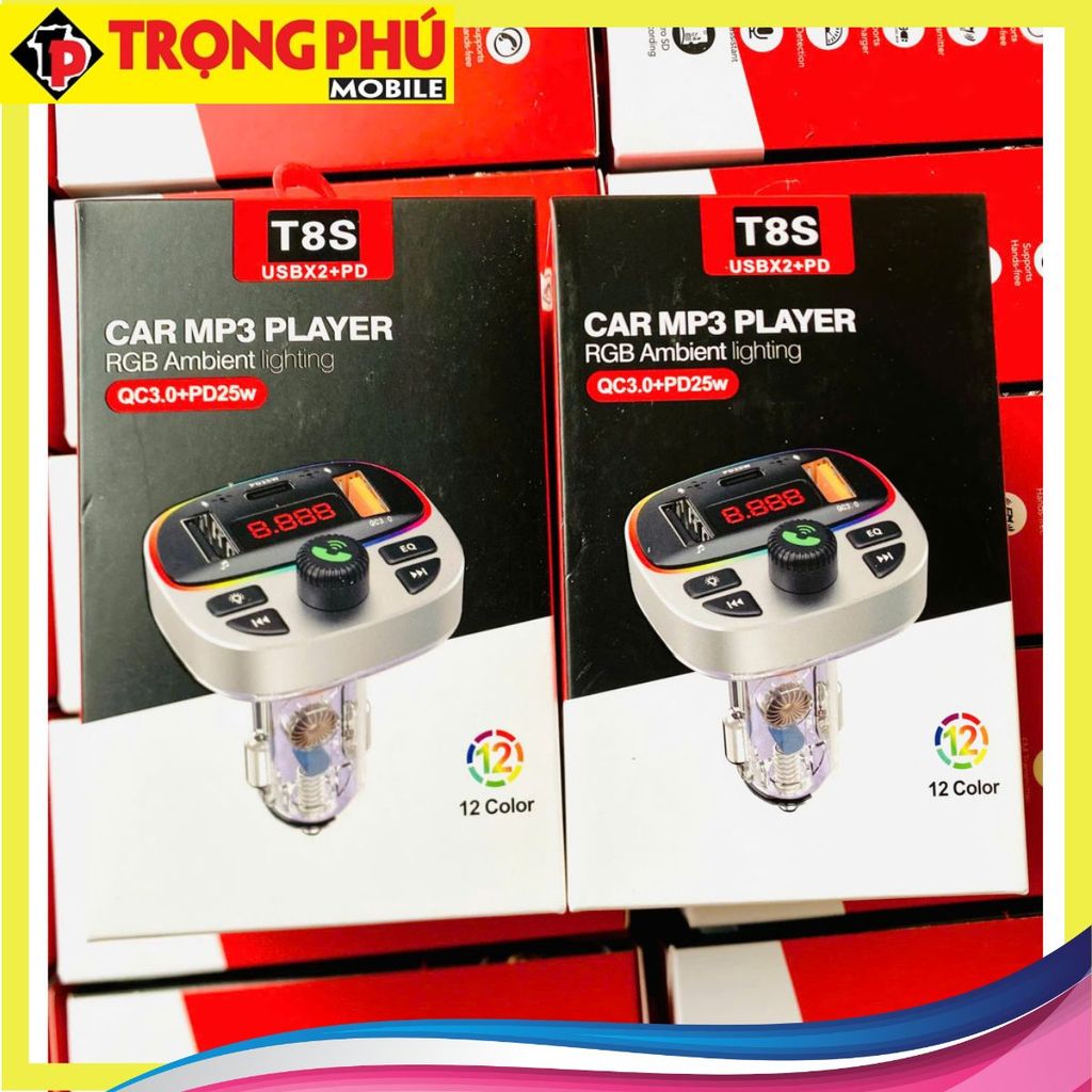 Tẩu sạc ô tô bluetooth T8s Online