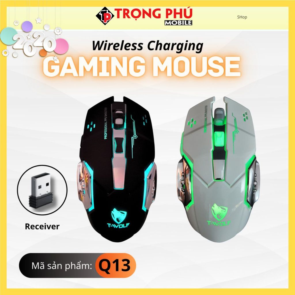 Chuột không dây T-Volf Q13 gaming Shop