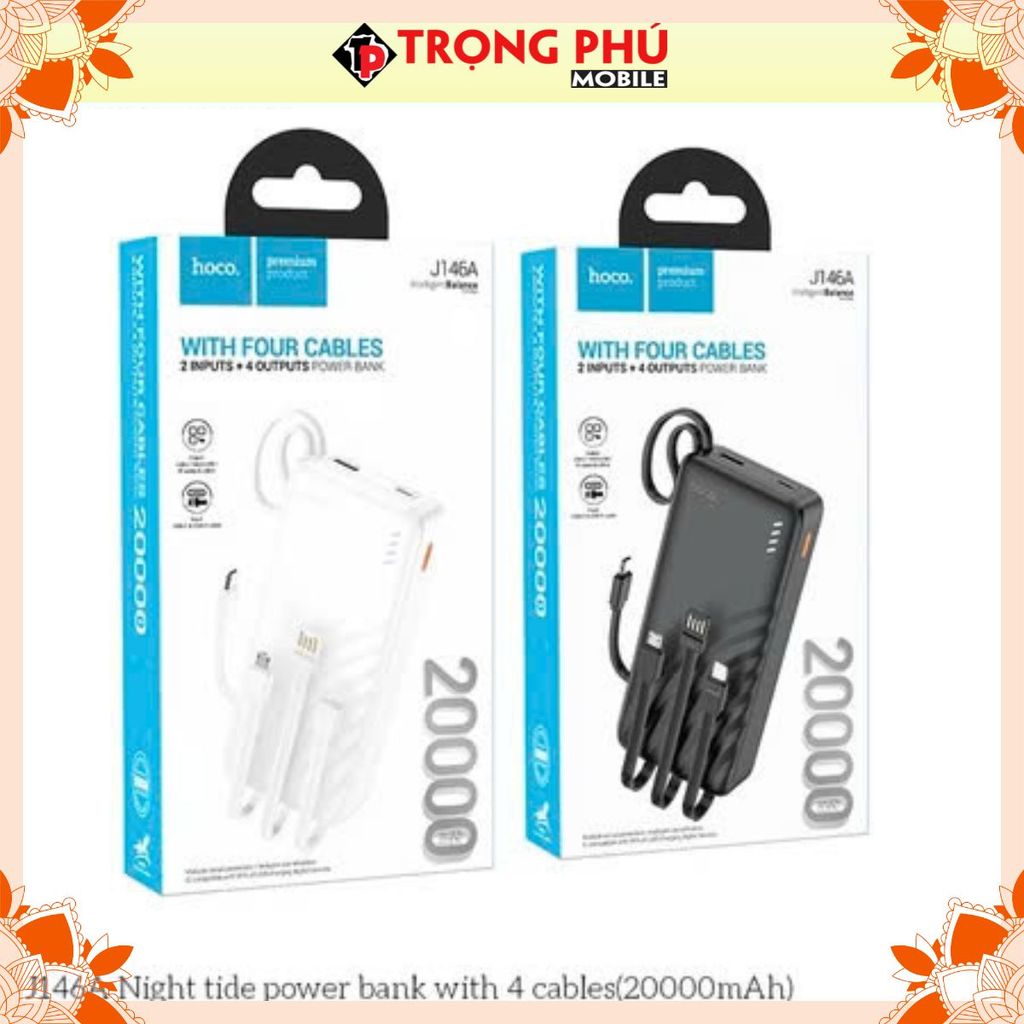 Sạc dự phòng Hoco J146A 20.000mah sạc nhanh 22,5w+pd20w CH1 best sale