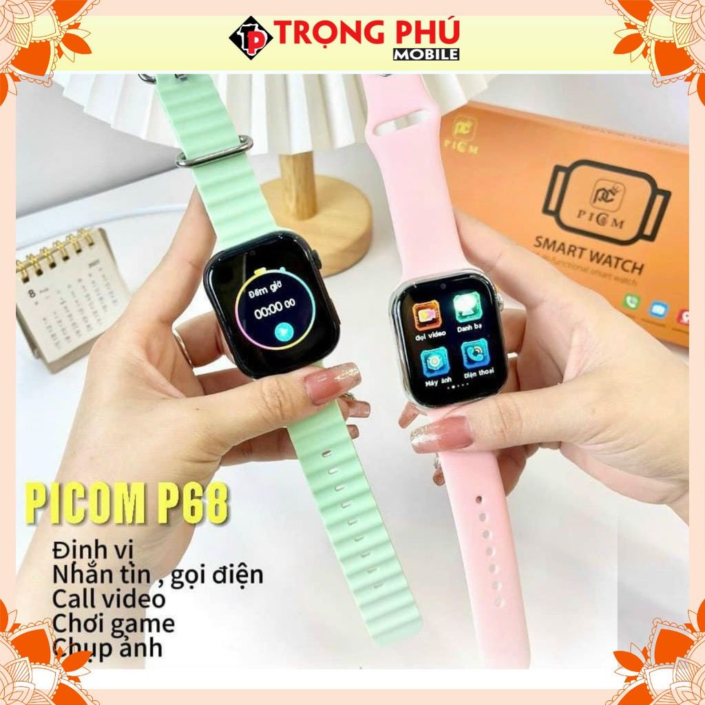 Đồng hồ định vị trẻ em Picom P68 plus đen CH1 best sale