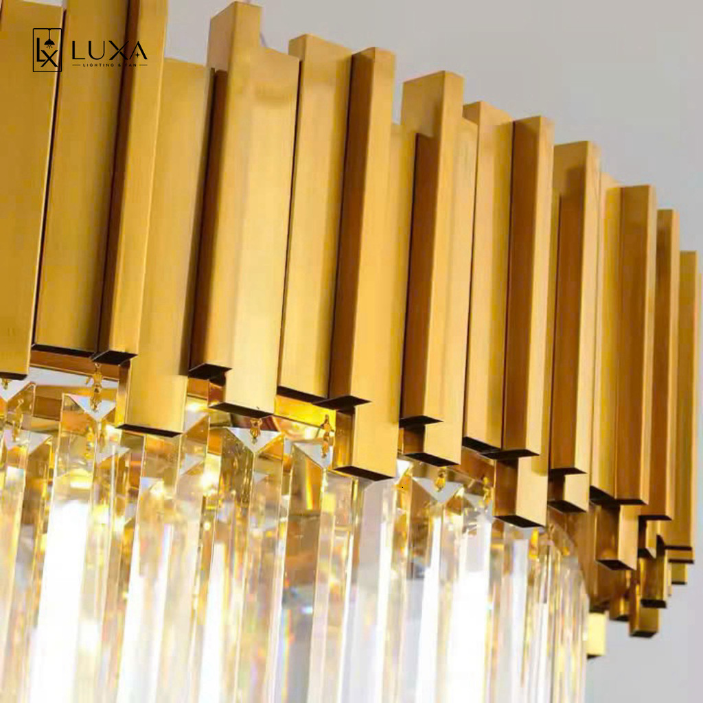 Đèn Chùm Thả Trần Gần Gũi Trang Trí Cao Cấp Cho Phòng Khách LUXA SHOP