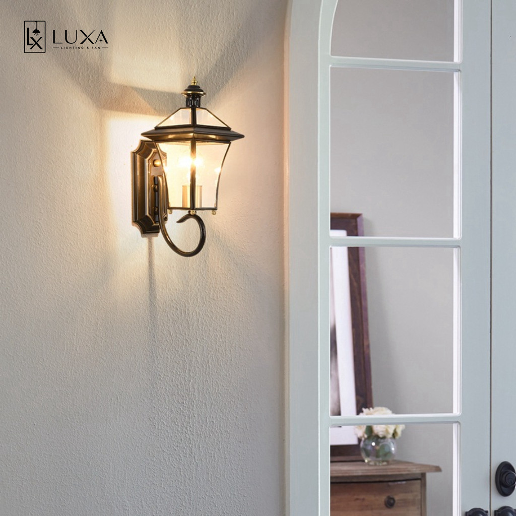 Đèn Treo Tường Đồng Cao Cấp 15W Chống Chọi Rực Rỡ Nắng Ánh Sáng LUXA SHOP