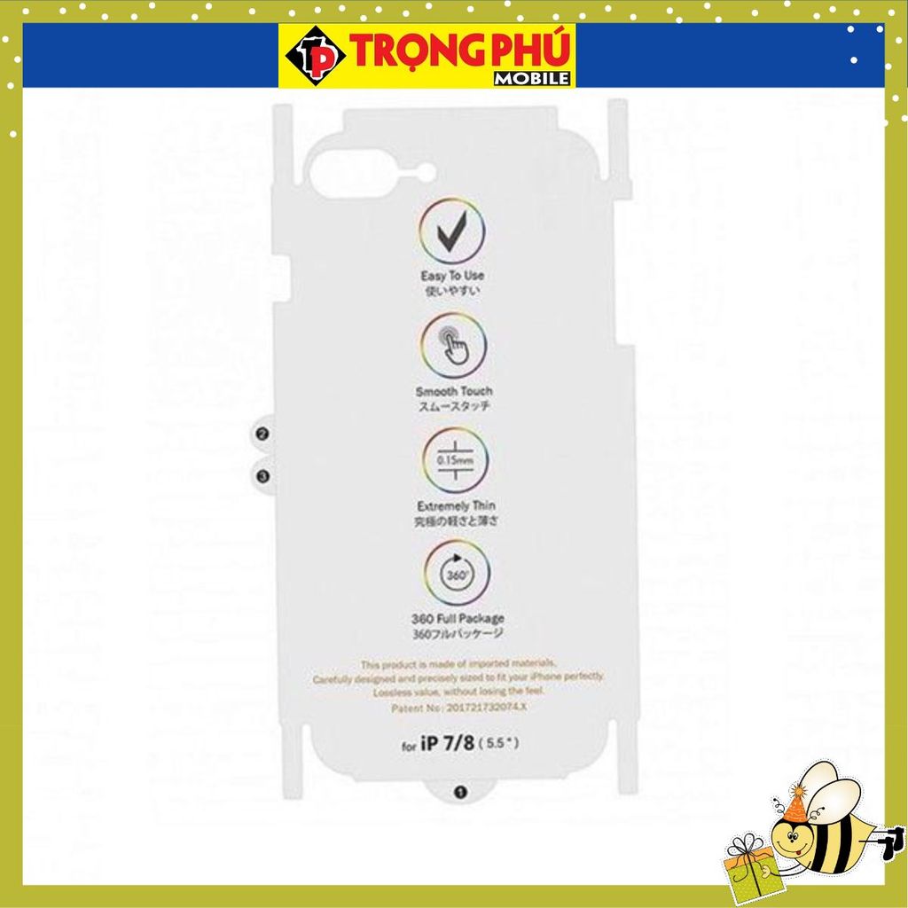 Miếng dán PPF cho điện thoại Samsung -PPF sau nhựa tổng hợp CH02