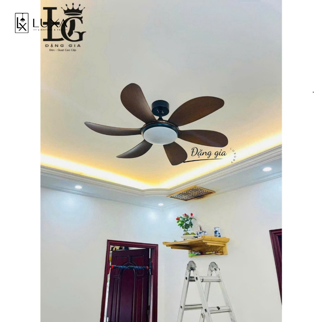 Quạt Trần Đèn 6 Cánh Tiết Kiệm Điện Công Suất 100W LUXA SHOP