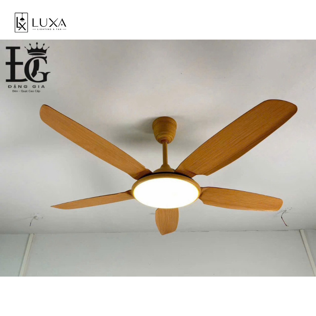 Cân Bằng Gió Quạt Trần Đèn LED 6 Cấp Gió Siêu Sáng Cho Phòng Khách LUXA SHOP