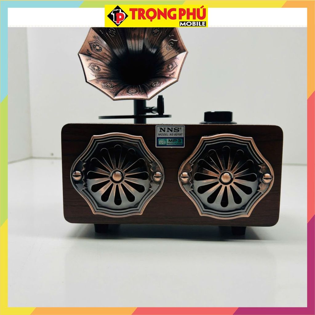 Loa bluetooth gỗ cổ điển NS-801BT CH4 khuyến mãi