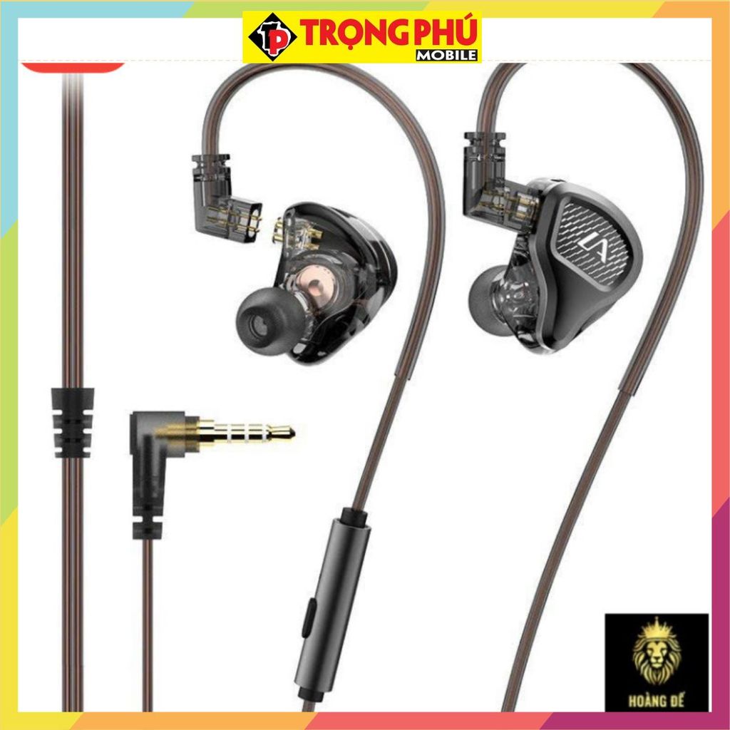 Tai nghe dây đầu tròn Wekome YC08 3.5 CH4 khuyến mãi