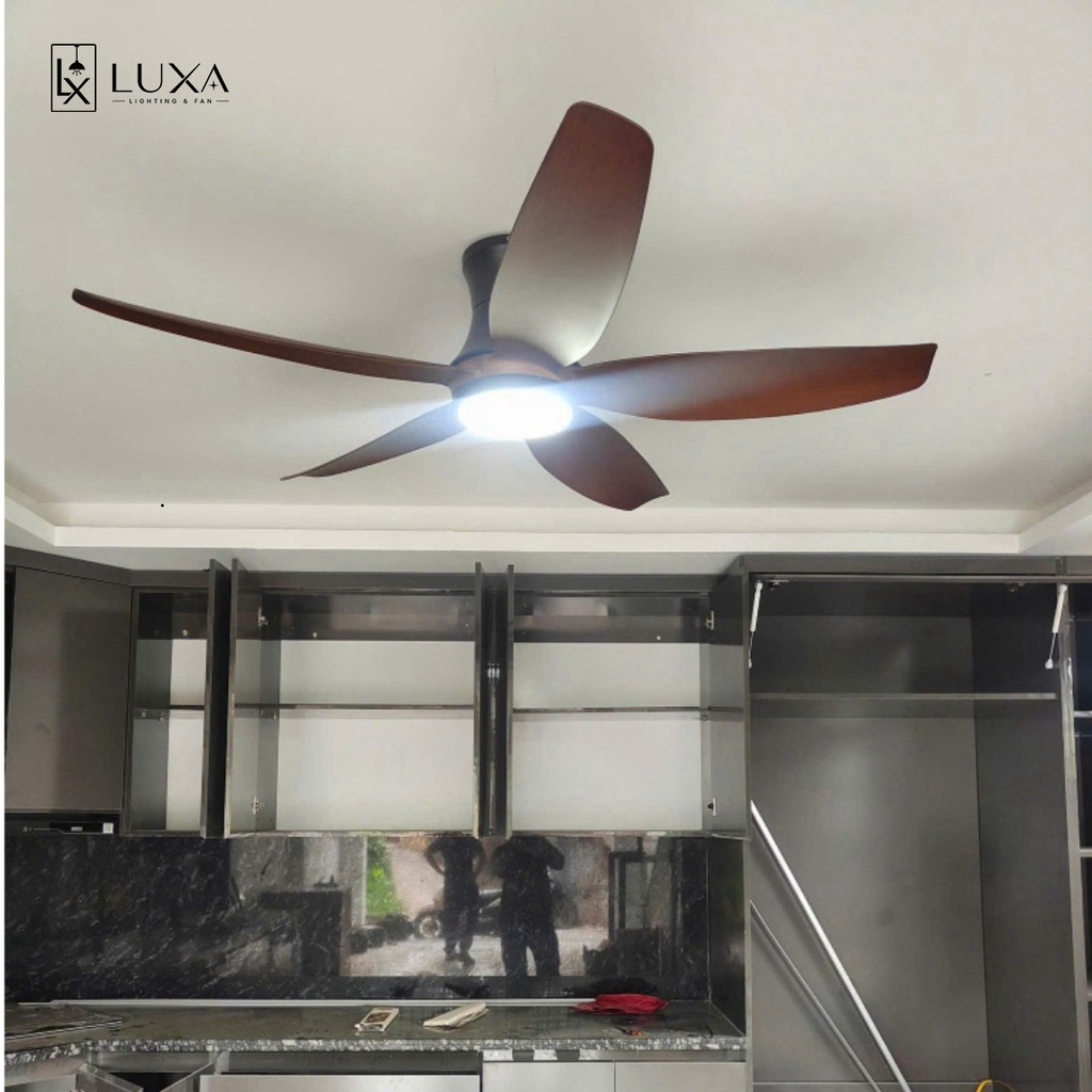 Quạt Trần Short 5 Cánh Gì Mát 1440mm Tiết Kiệm Điện Cho Phòng Khách LUXA SHOP