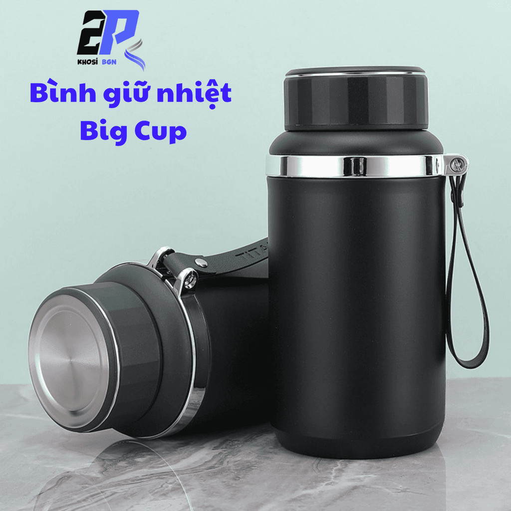 Bình giữ nhiệt inox 316 giữ nhiệt 18h dung ích 1500ml 1000ml có quai xách bình giữ nhiệt WENDA