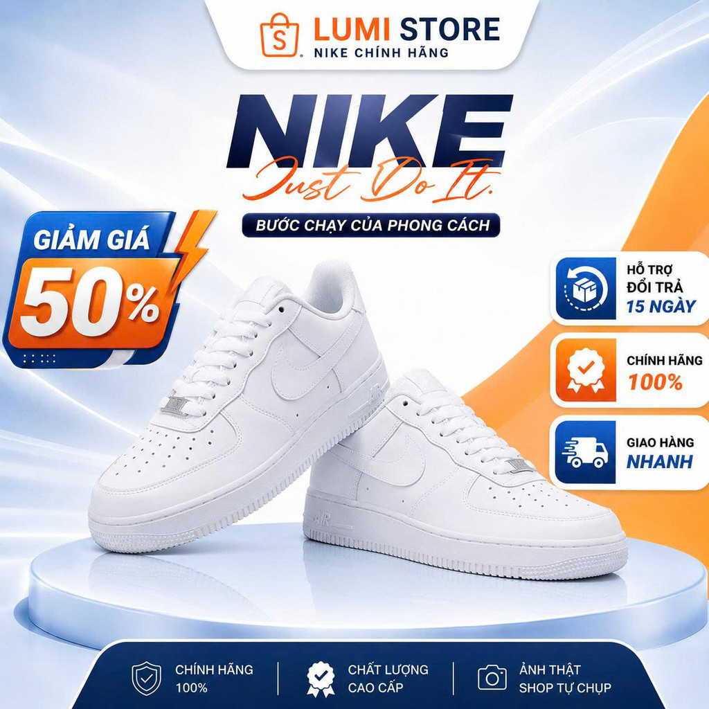 [LUMI STORE] Nike Air Force 1 Full White