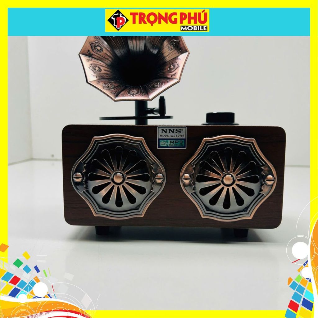 Loa bluetooth gỗ cổ điển NS-801BT CH5 hot sale