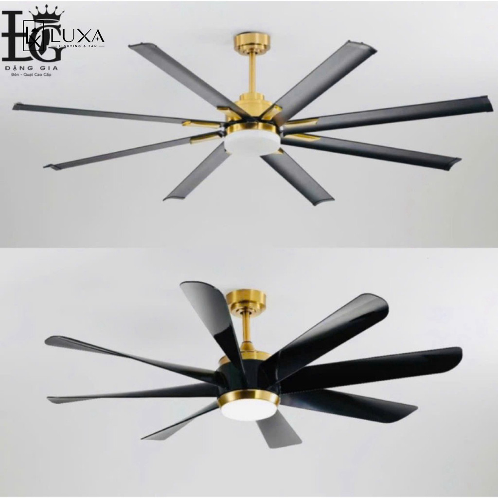 Quạt Trần Đèn 8 Cánh Đa Tiện Tính LUXA SHOP