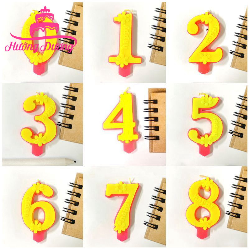 (Combo 2) Nến Sinh Nhật 1 Hộp 20 Nến Số - Trang Trí Bánh Sinh Nhật