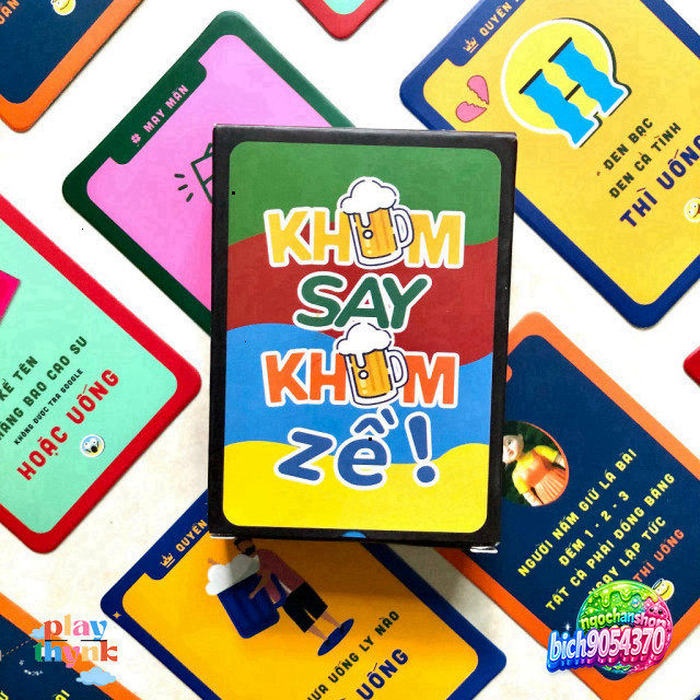 "Bộ Bài Drinking Game Nốc Out - Thử Thách Say Với Bạn Bè"