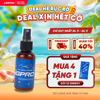 Hỏa Tốc HCM- Chai Xịt Găng LIGPRO [50ML], Tăng Độ Bám Dính, Cấp Ẩm Và Tăng Độ Bền Cho Găng Tay Thủ Môn Latex