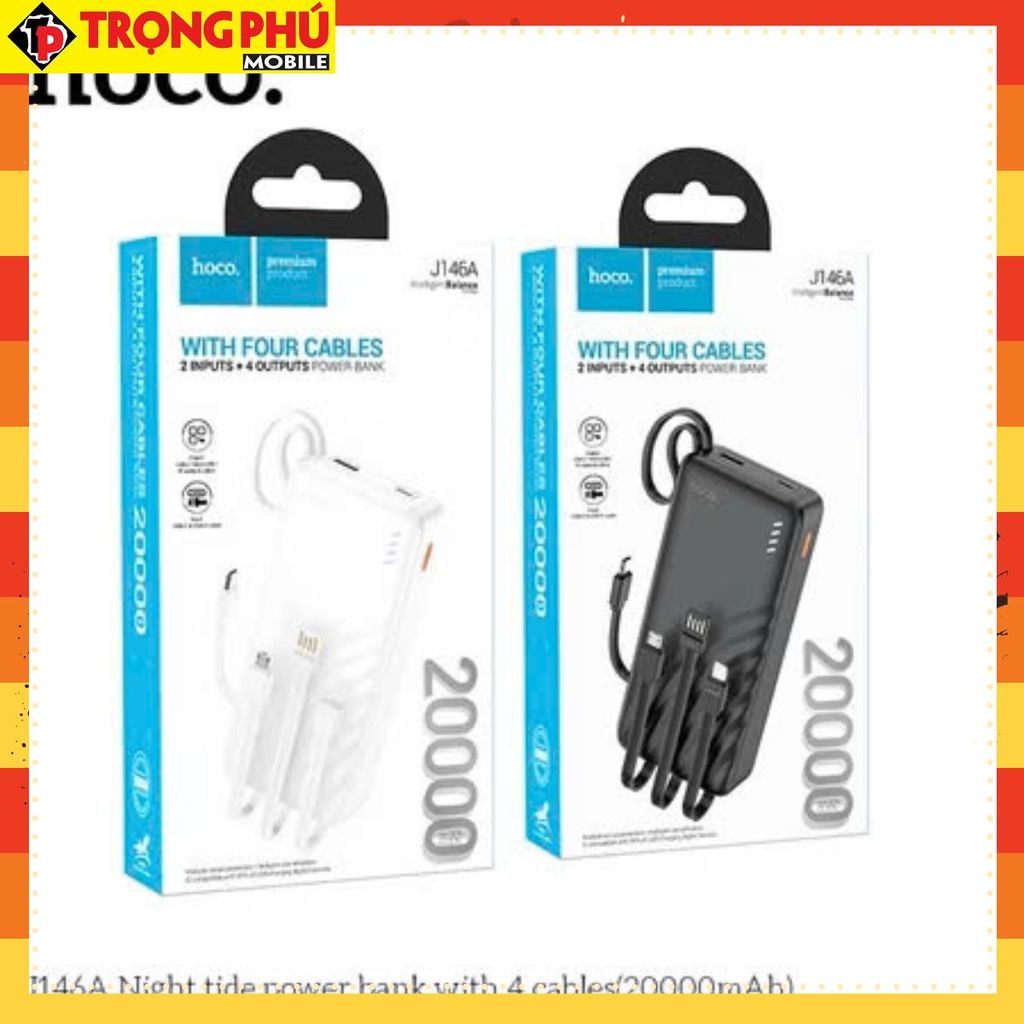 Sạc dự phòng Hoco J146A 20.000mah sạc nhanh 22,5w+pd20w CH6
