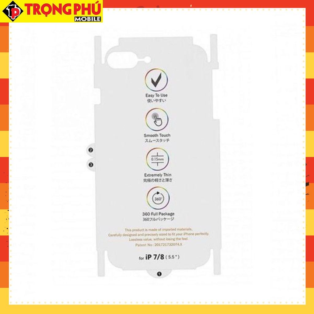 Miếng dán PPF cho điện thoại Samsung -PPF sau nhựa tổng hợp CH6