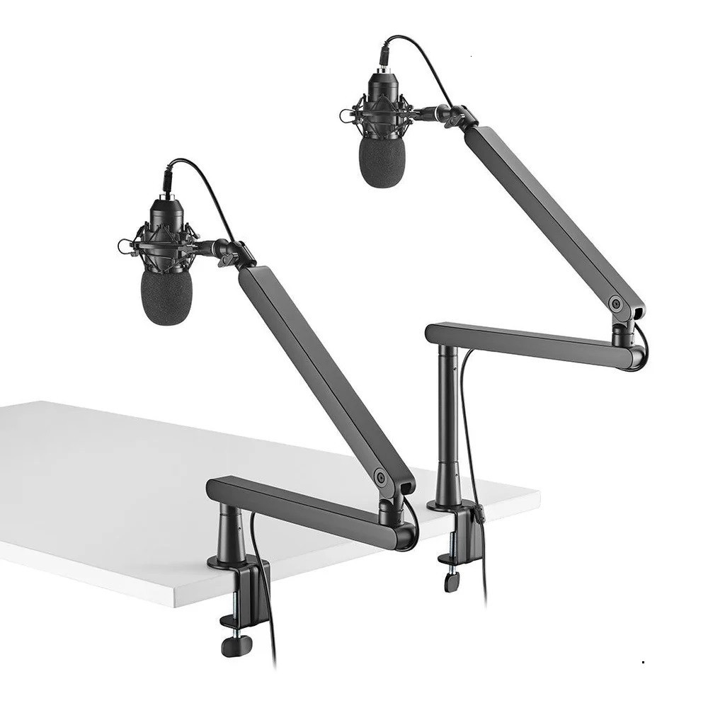 Giá Đỡ Microphone HyperWork MA02 Chính Hãng – Arm Kẹp Mic Chắc Chắn, Điều Chỉnh Linh Hoạt