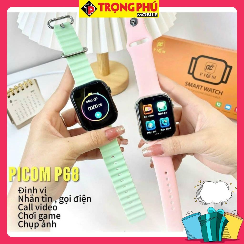 Đồng hồ định vị trẻ em Picom P68 plus đen Bán nhanh
