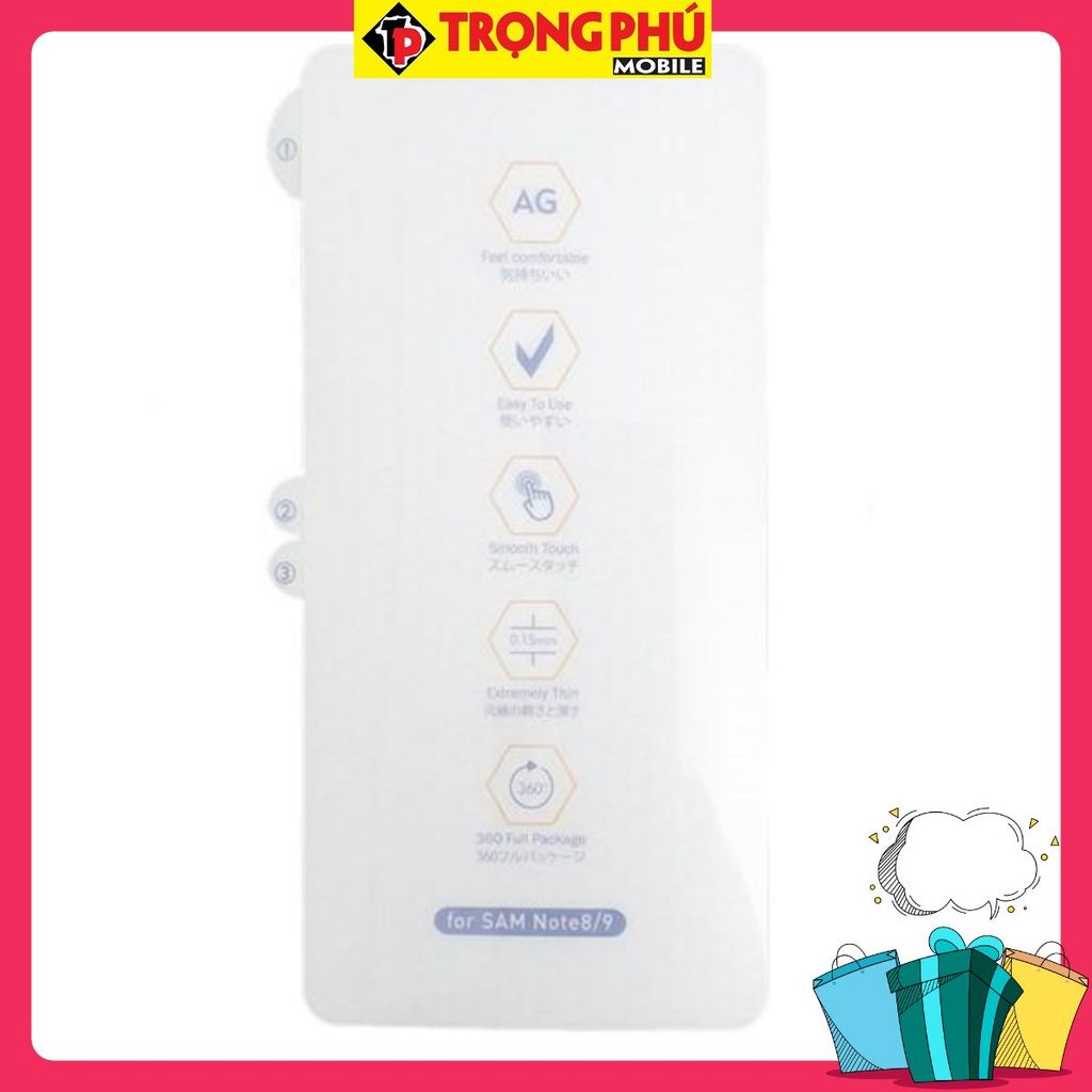 Miếng dán PPF cho điện thoại Samsung -PPF trước nhựa tổng hợp Bán nhanh