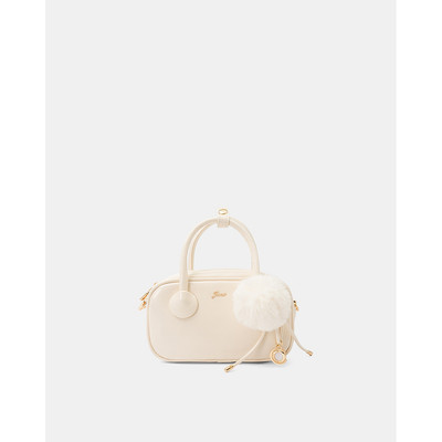 Túi Xách Nữ Thời Trang JUNO Cỡ Nhỏ Bowling Bag Trang Trí Charm TXN1039