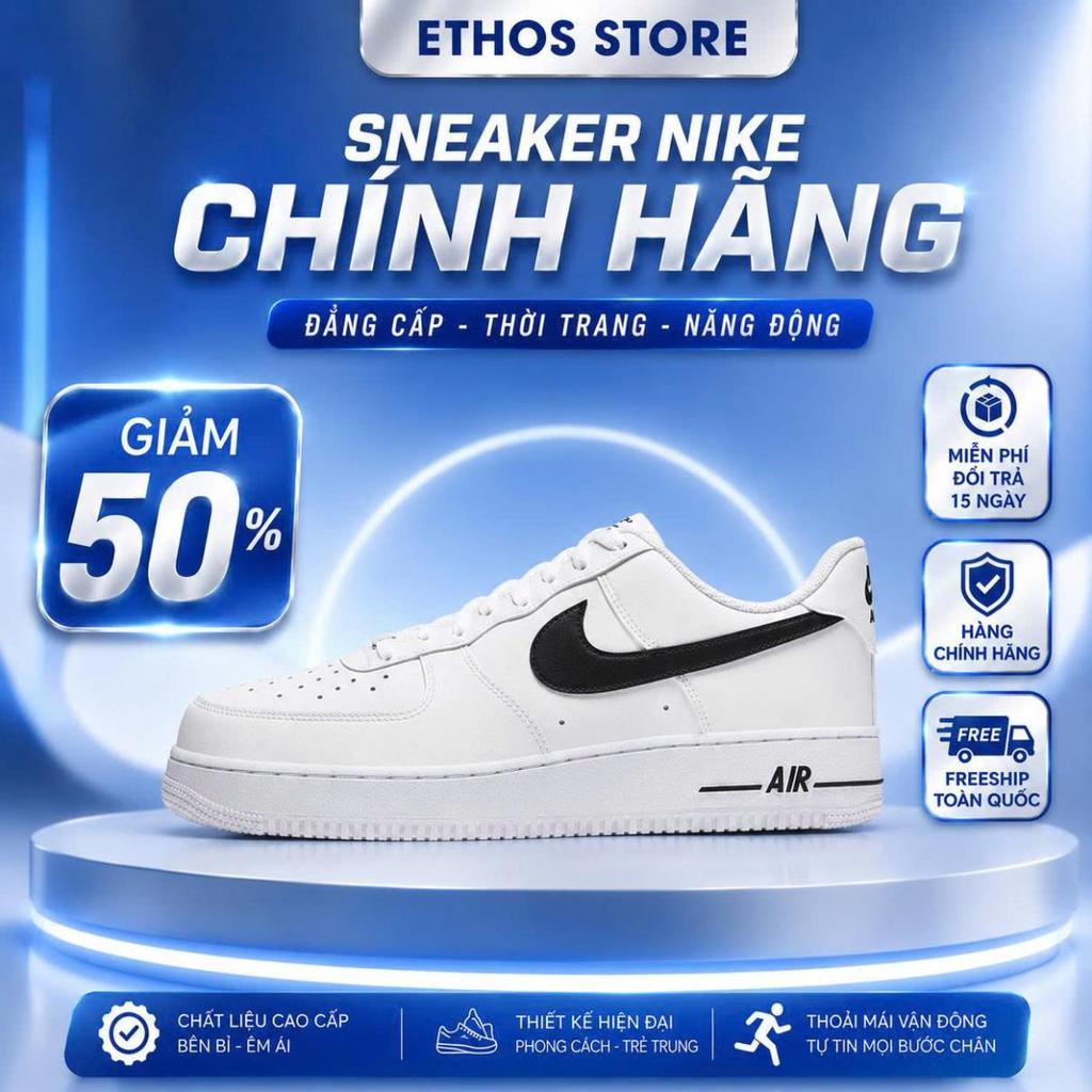 [ETHOS - CHÍNH HÃNG] Giày Nike Air Force 1 Low White Black