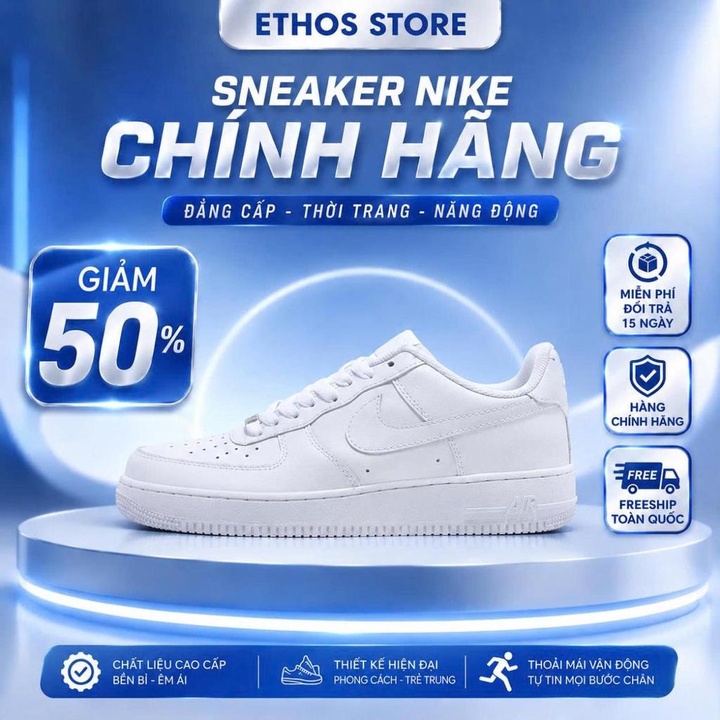 [ETHOS - CHÍNH HÃNG] Nike Air Force 1 Full White