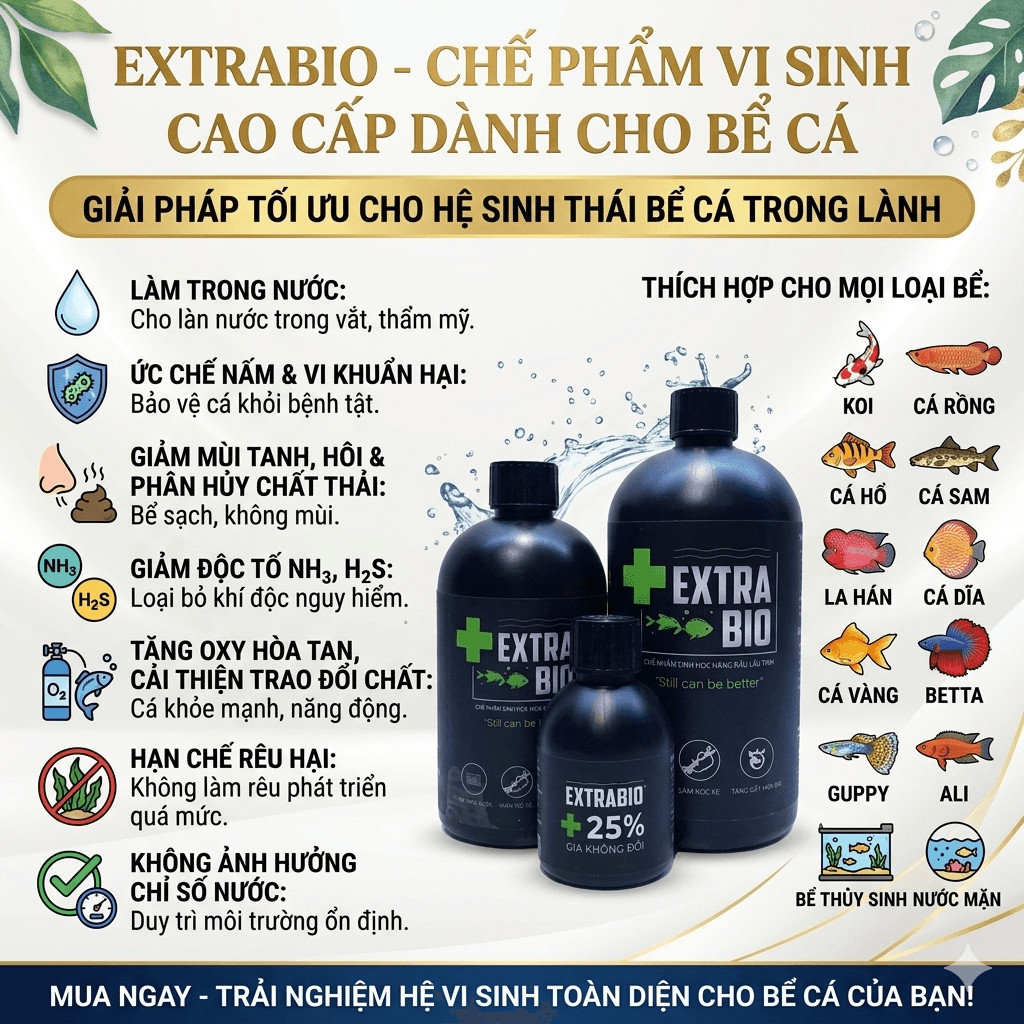 (date mới )VI SINH EXTRA BIO } ZERO SHOCK 10ml /250ml } Extra bio 125ml/250ml/500ml/1000ml
