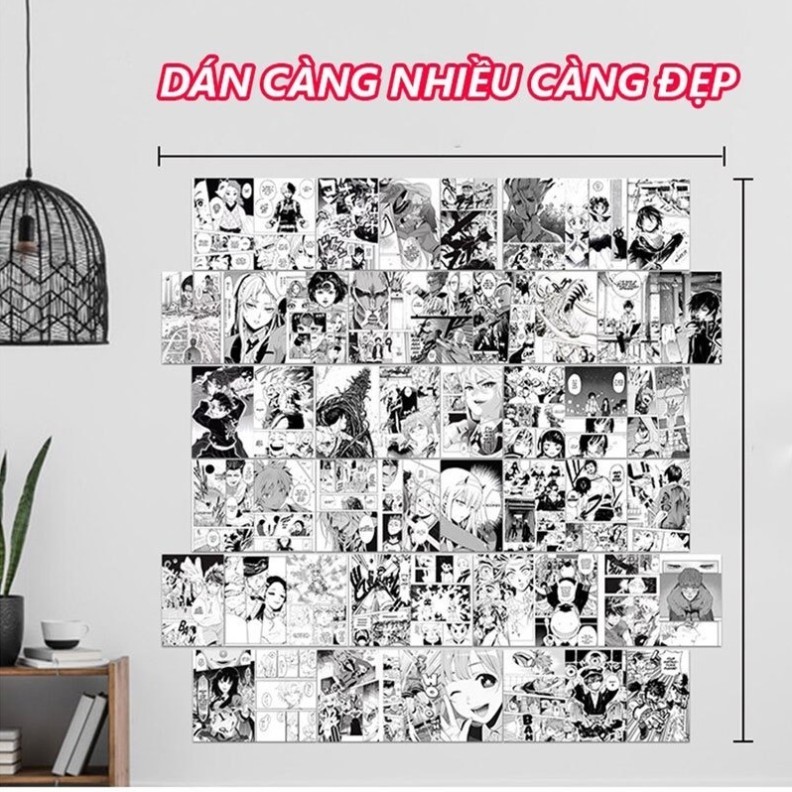 combo 100 giấy dán tường anime DANDADAN manga wall , tranh dán tường , poster