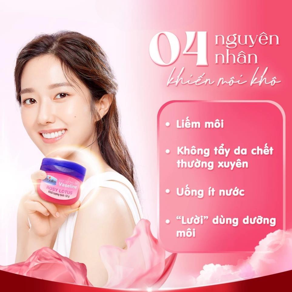 Sáp Dưỡng Ẩm Vaseline Fobelife 7G/50G | Son Dưỡng Môi Vaseline Mini, Mềm Mịn, Giảm Khô Nẻ