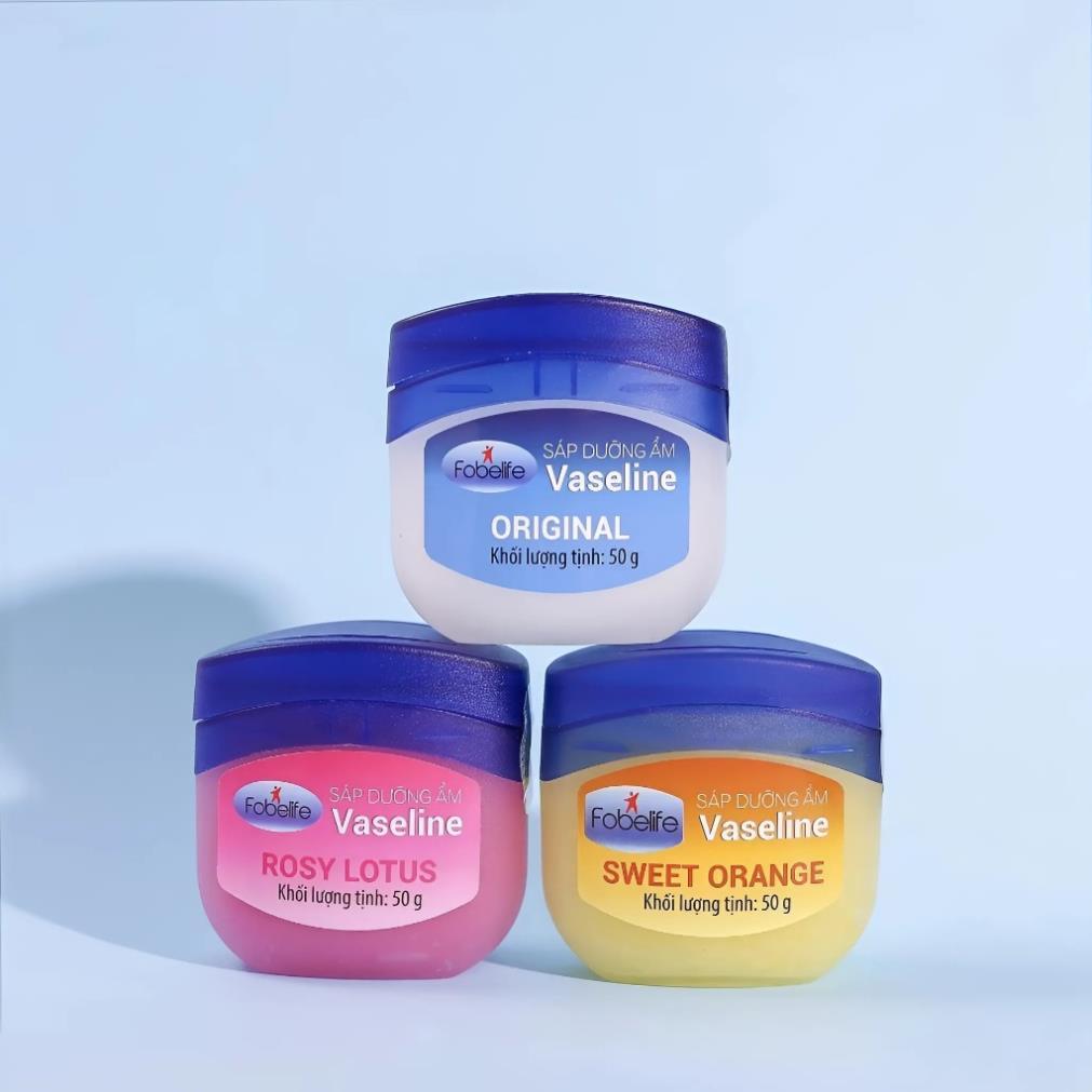 Sáp Dưỡng Ẩm Vaseline Fobelife 7G/50G | Son Dưỡng Môi Vaseline, Mềm Mịn, Giảm Bong Tróc