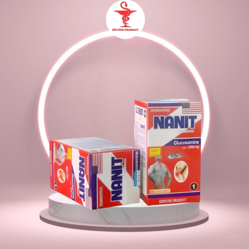 [HÀNG CHUẨN] NANIT GLUCOSAMINE 3200MG - VIÊN BỔ KHỚP NHẬP KHẨU HÀNG CHUẨN MỸ