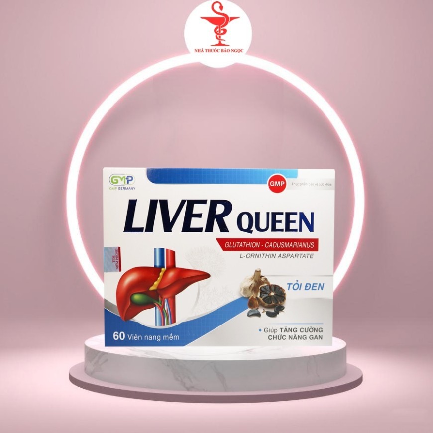 Viên uống giải độc gan Liver Queen (hộp 60 viên) hỗ trợ tăng cường chức năng gan