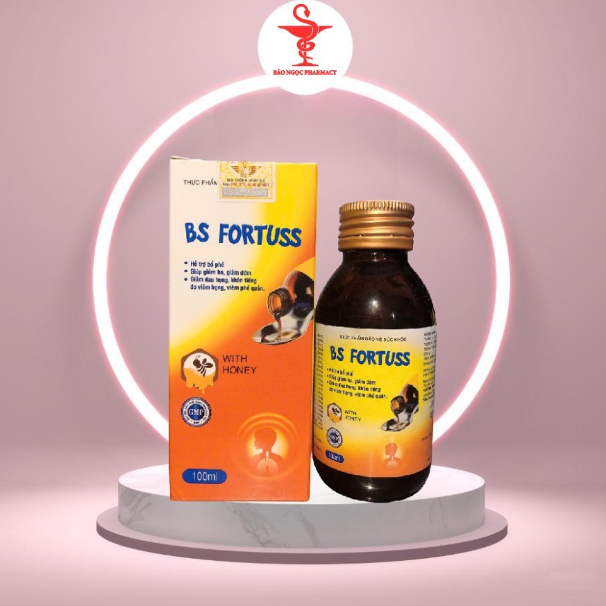 [HÀNG CHUẨN] SIRO BS FORTUSS 100ml giảm ho, long đờm, giảm đau họng hiệu quả