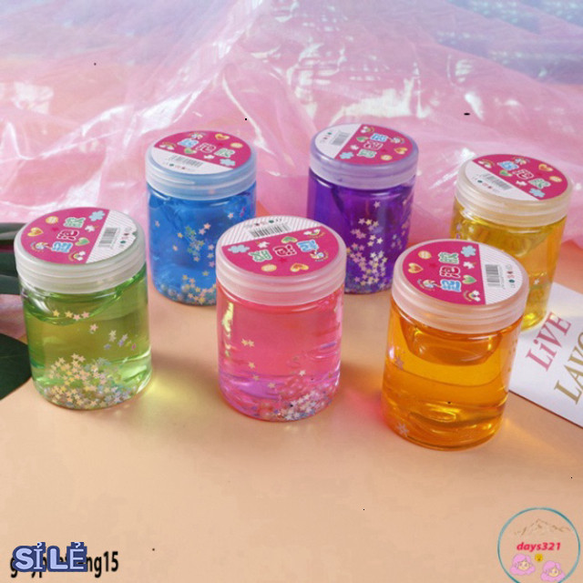 Slime khung trời ĐẦY SAO slam Tím Xanh Cao Cấp Cho Bé Đồ Chơi Cá Tính