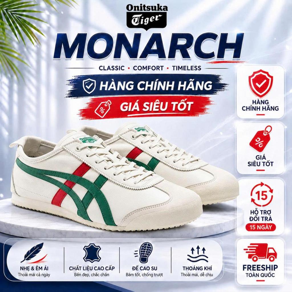 [MONARCH STORE]  Giày Onitsuka Tiger Mexico 66 ‘Birch Green’ [1183C102-201]