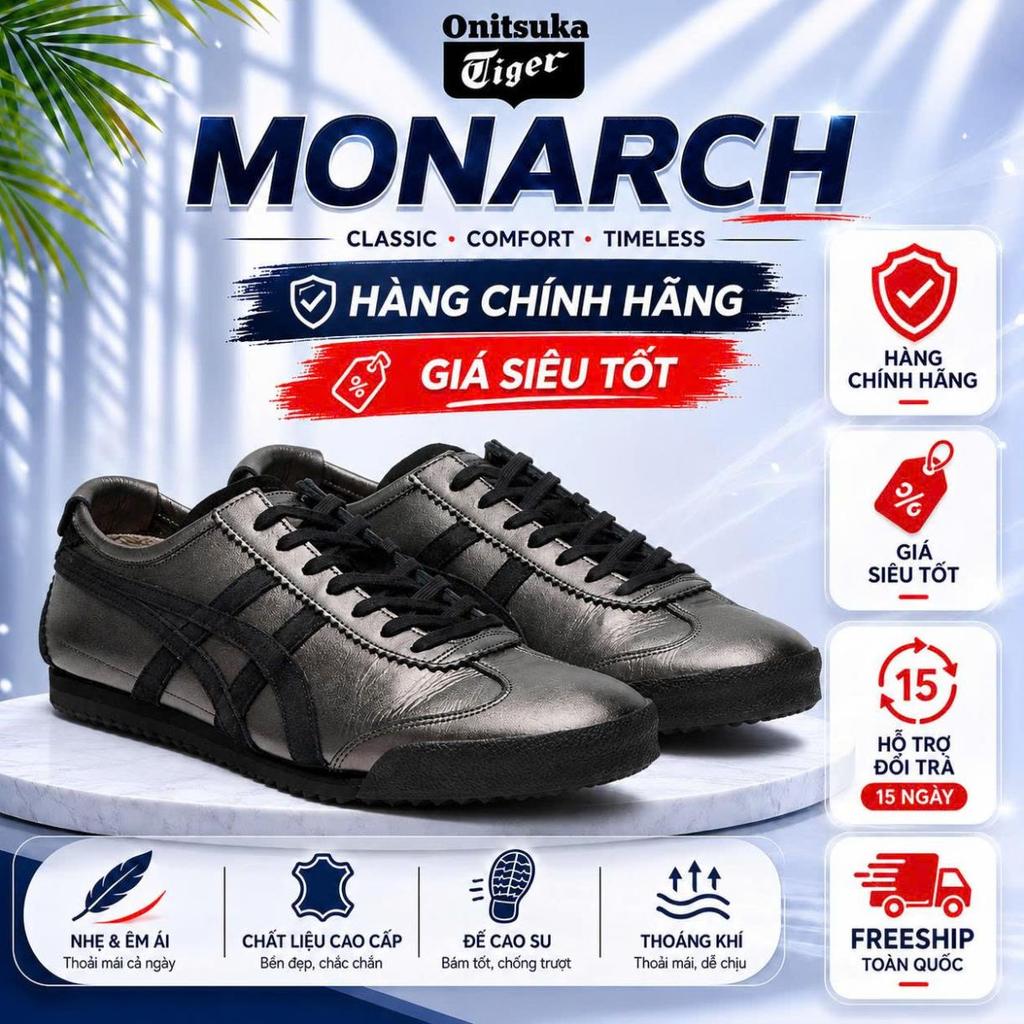[MONARCH STORE]  Giày Onitsuka Tiger Mexico 66 Deluxe NM ‘Silver’ 1181A496-021