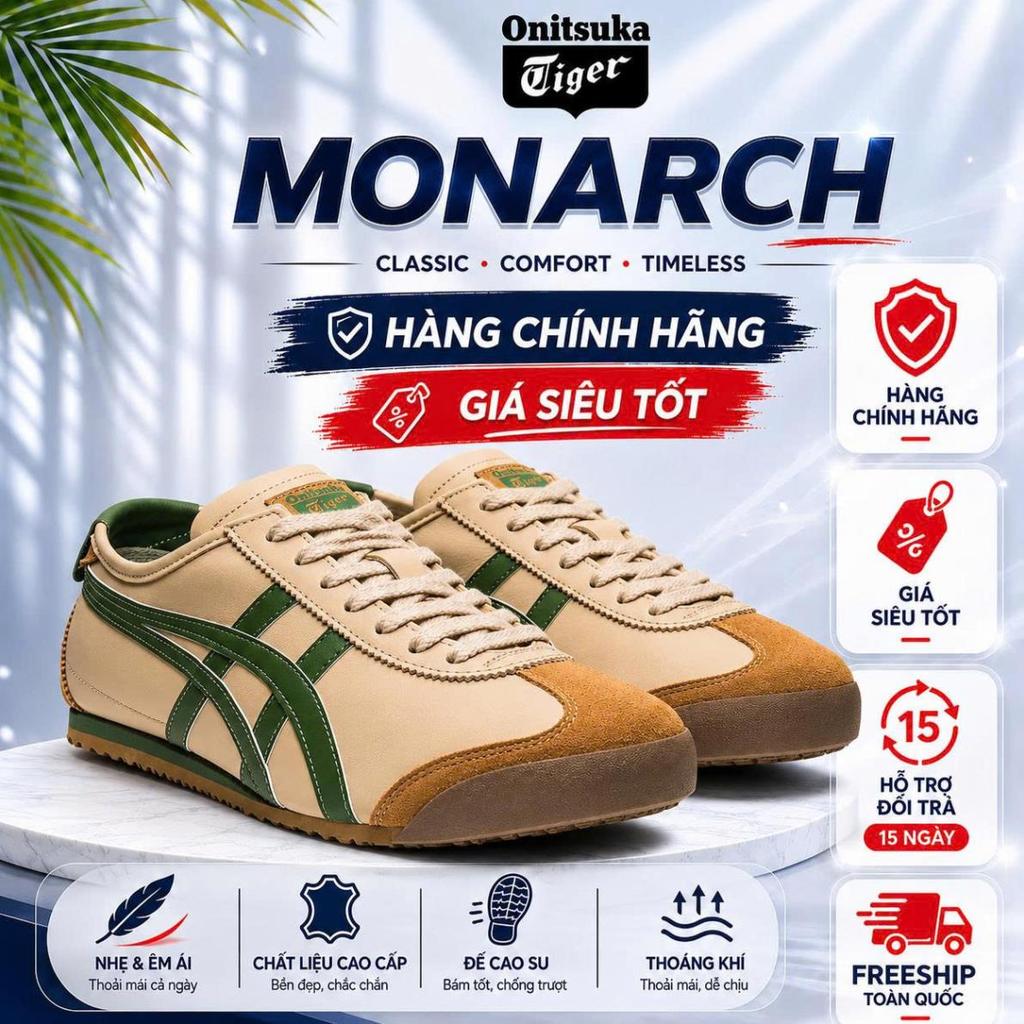 [MONARCH STORE] Giày Onitsuka Tiger Mexico 66 ‘Beige’ 1183C102-250
