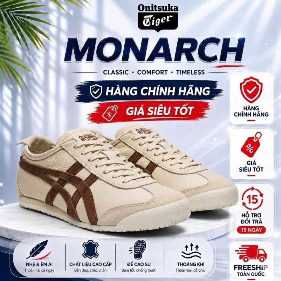 [MONARCH STORE] Giày Onitsuka Tiger Mexico 66 ‘Beige Suede Brown’ 1183B391-251