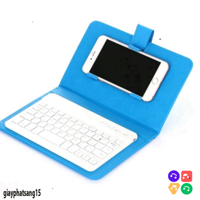 Bao Da Cho Man Hinh Android Iphone 4.5-7.8inch Đa Năng Kèm Keyboard Bluetooth