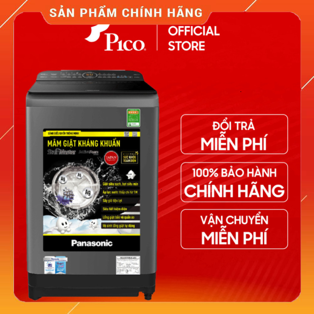 Nhắn shop đặt hàng Máy Giặt Panasonic NA-F100A9DRV Siêu Tốc 10Kg Cửa Trên Miễn phí giao hàng toàn qu