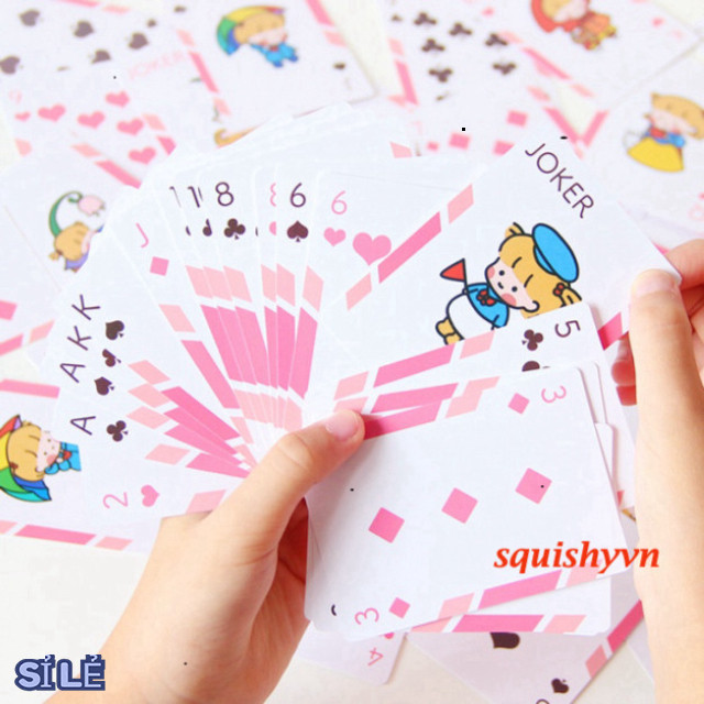 Thẻ Bài Tây Hoạt Hình Siêu Cute Anime Nhiều Mẫu Diverse