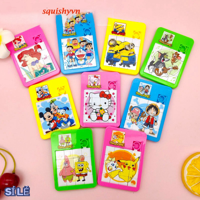 [TUỔI THƠ] Đồ chơi xếp hình ghép hình lắp ráp Tranh Ghép nhựa 9 mảnh/12 mảnh/16 mảnh nhiều hình Ngộ 