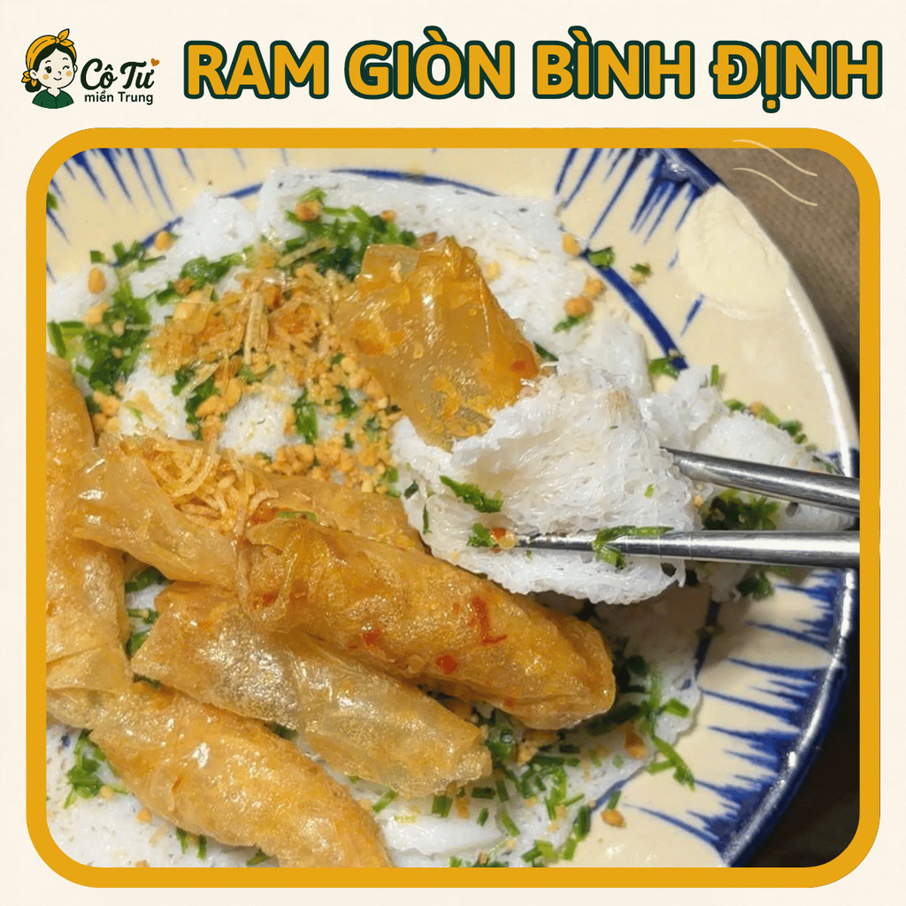 Chả Ram Giòn Bình Định Cô Tư Miền Trung – Chiên Sẵn, Đặc Sản Miền Trung